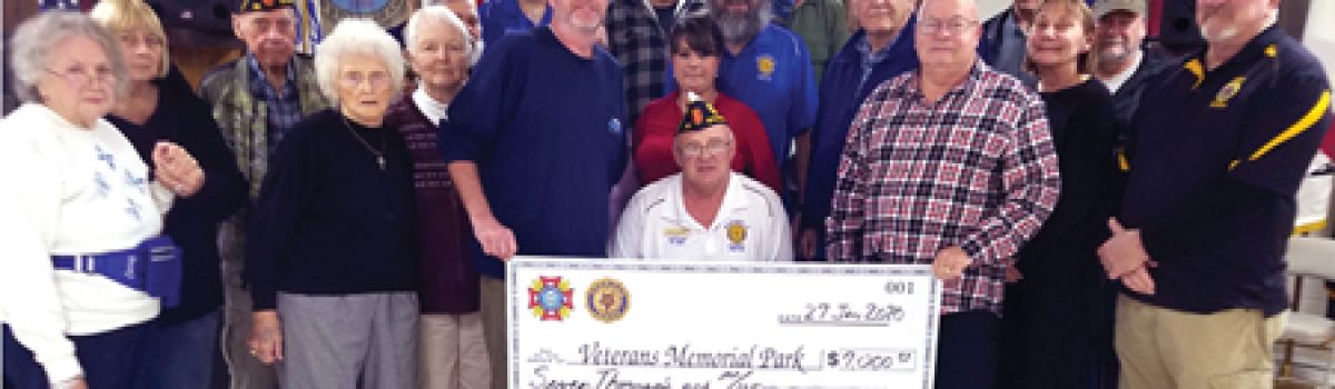 American Legion Post 30/Auxiliary make substantial donation
