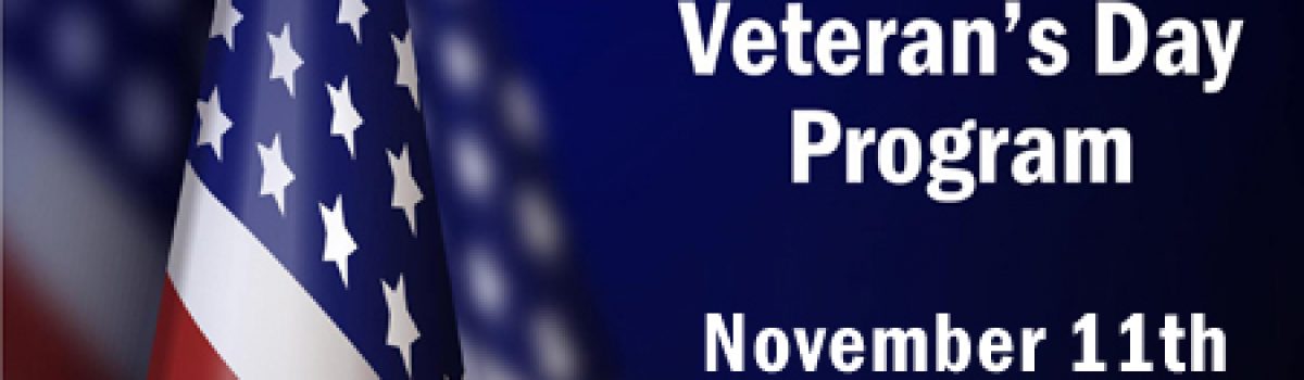 Pepper to speak at Veteran’s Day ceremony